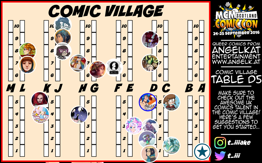 Scotland MCM Comic Con 2016 Map