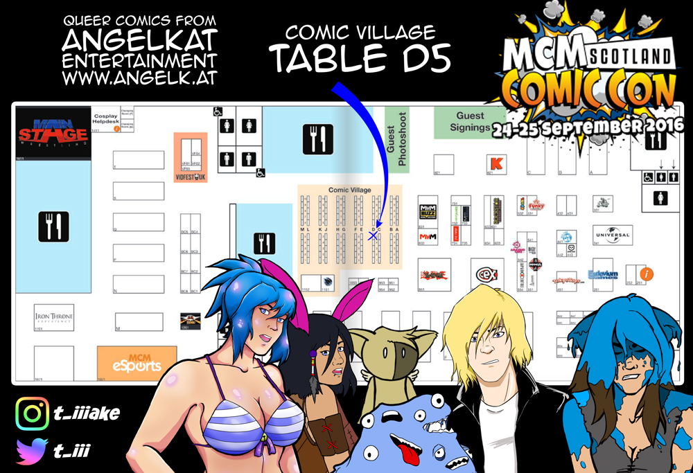 Scotland MCM Comic Con 2016 Map